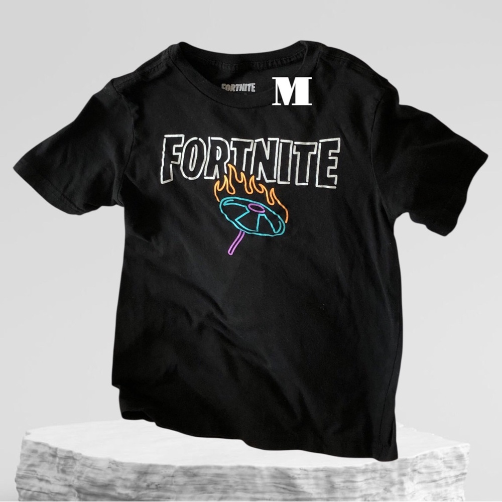 Black Fortnite Short Sleeve shirt